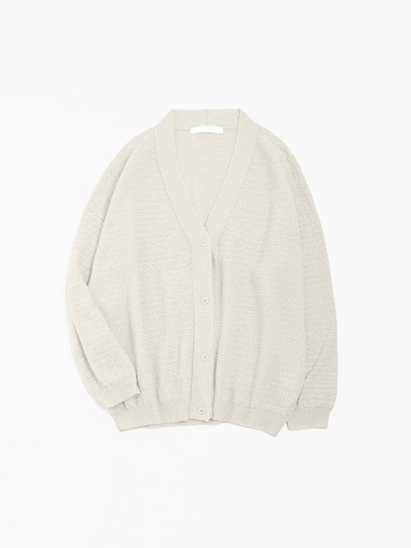 cotton paper yarn cardigan