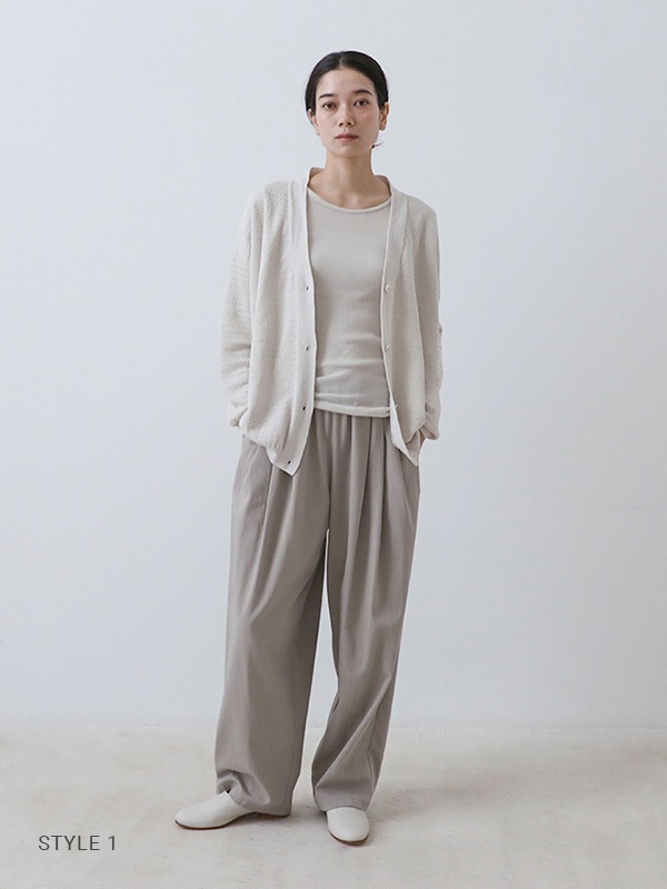 cotton paper yarn cardigan