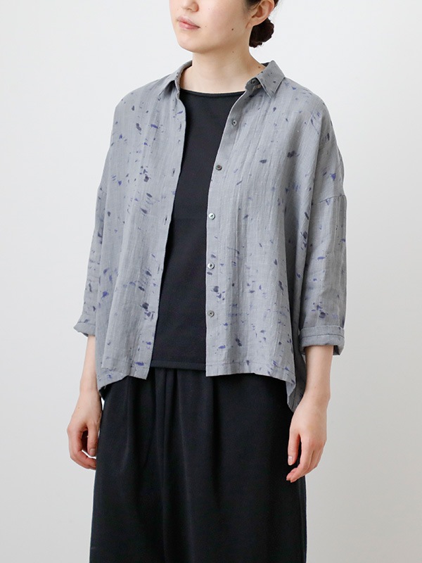 evam eva｜printed shirt｜ladies',tops