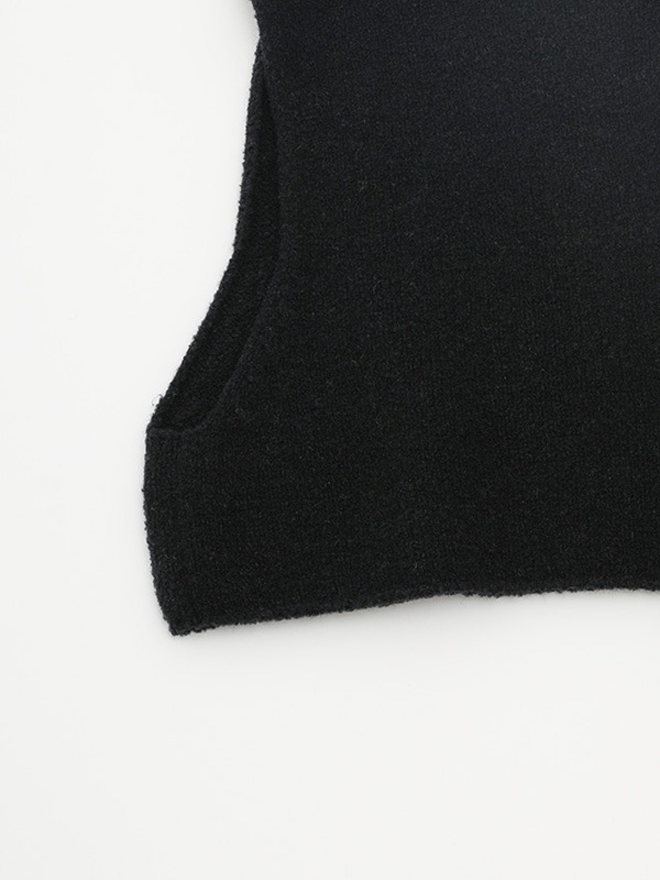 evam eva｜renew-wool hooded vest｜ladies',tops