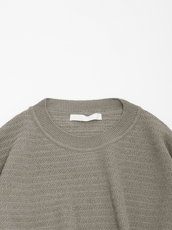 cotton paper yarn pullover