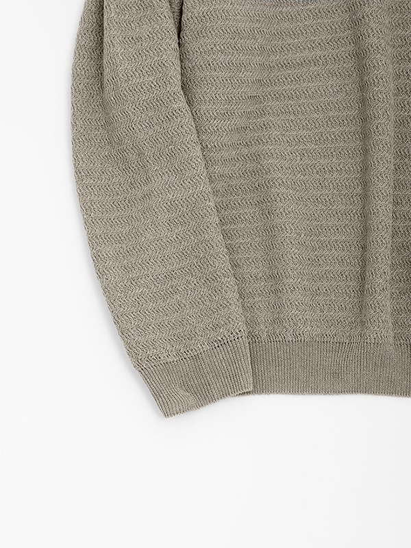 cotton paper yarn pullover