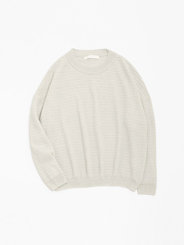 cotton paper yarn pullover