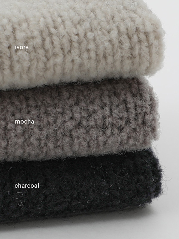 evam eva｜renew-wool turtleneck｜ladies',tops