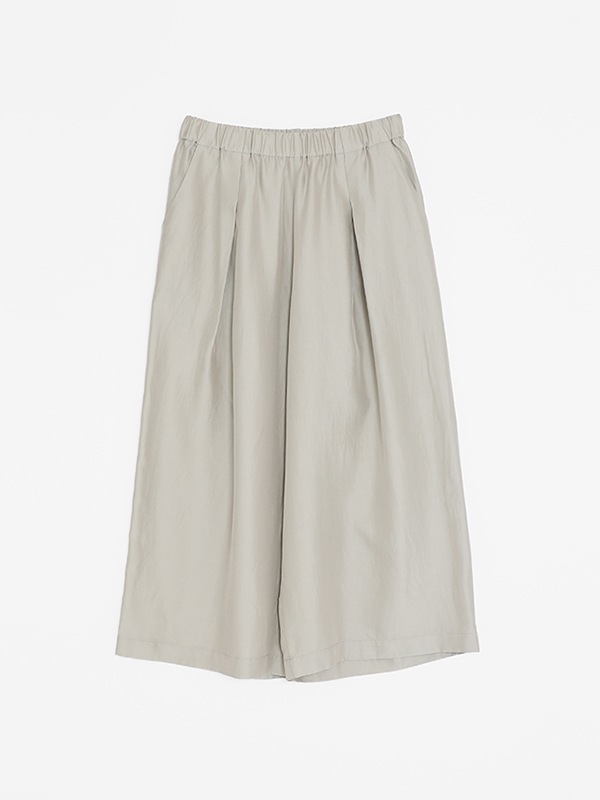 cupro silk culotte pants