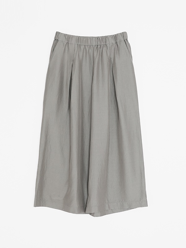 cupro silk culotte pants