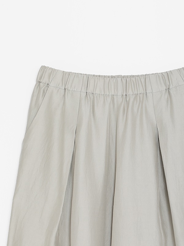 cupro silk culotte pants