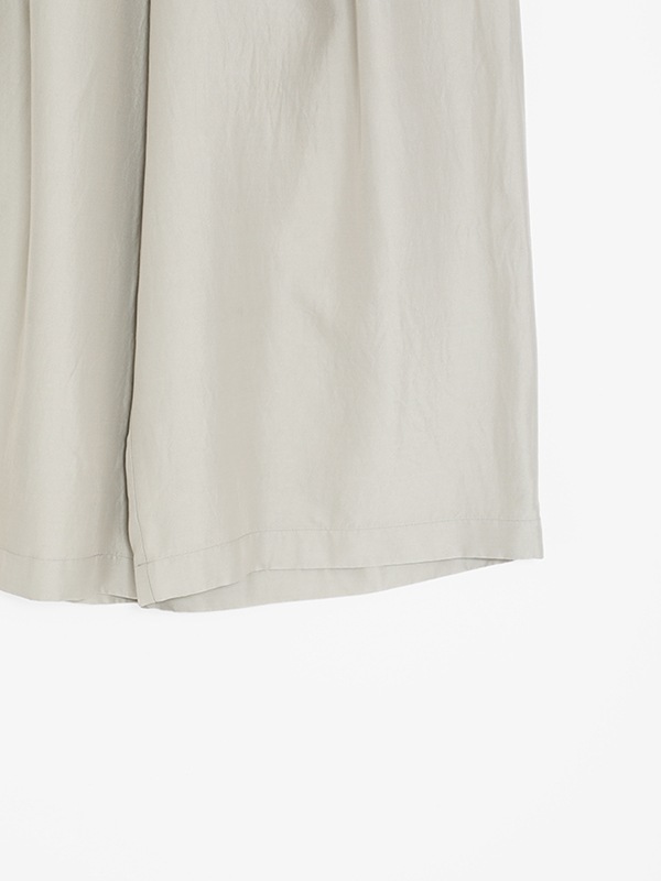 cupro silk culotte pants
