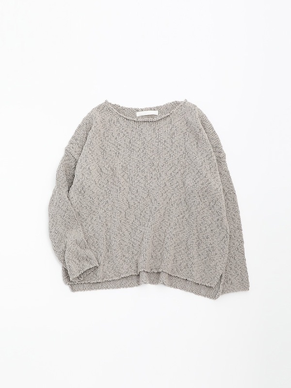 cotton slub pullover