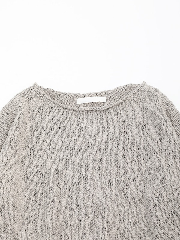 evam eva｜cotton slub pullover｜ladies',tops