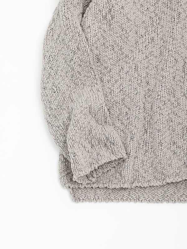 cotton slub pullover