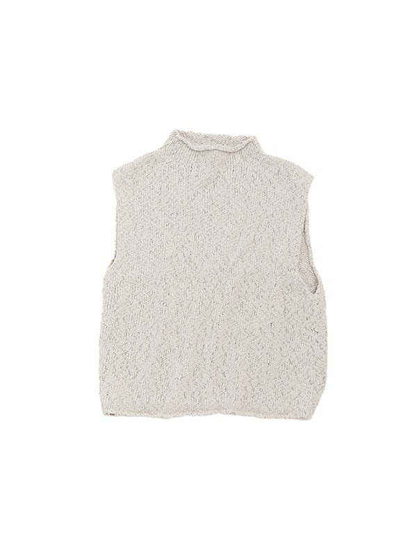 cotton slub vest