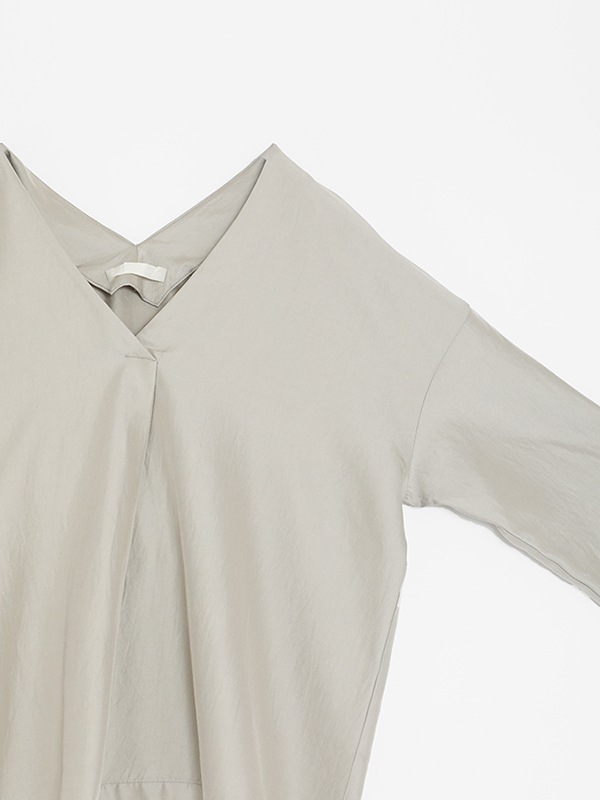 cupro silk pullover