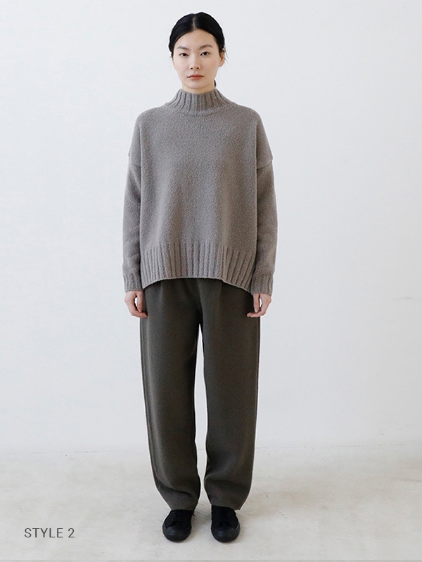 evam eva｜press wool pants｜ladies',bottoms