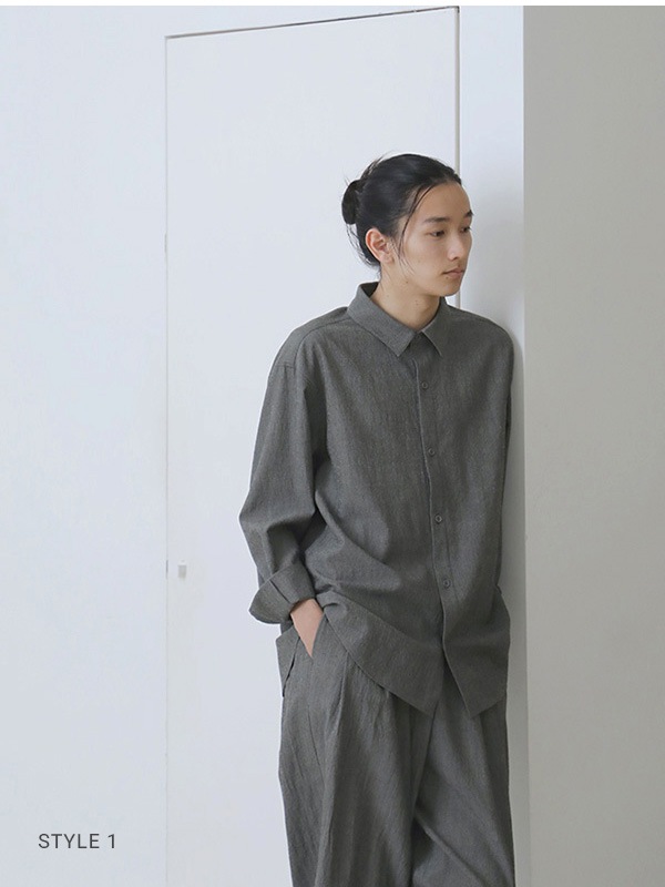wool shirt [men's]