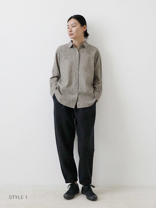 美品 evam eva wool pants ウールパンツ チャコールグレー M evam eva｜press wool pants｜ladies',bottoms