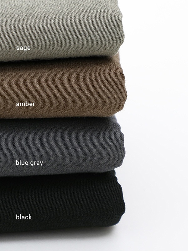 cotton tuck pants [men's]