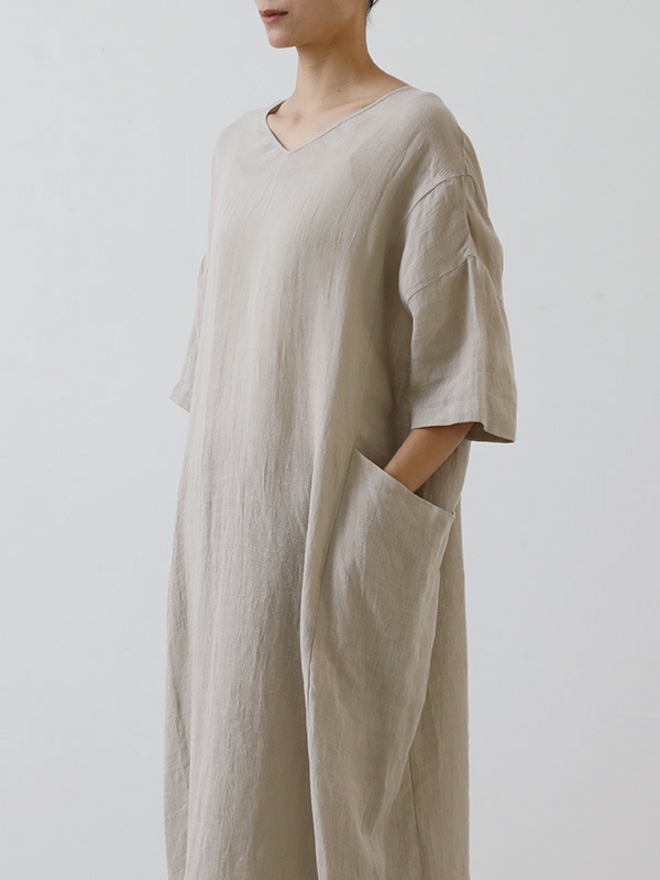 evam eva｜linen one-piece｜ladies',one-piece
