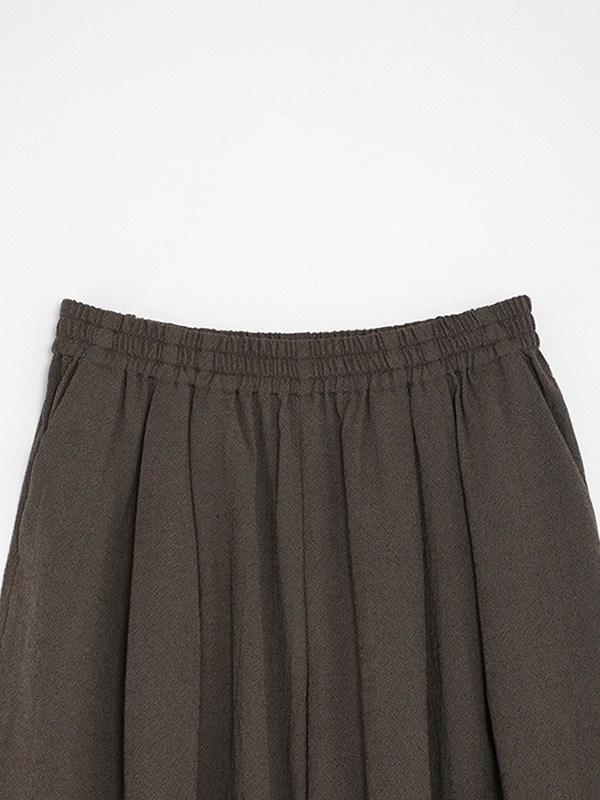 wool culotte pants