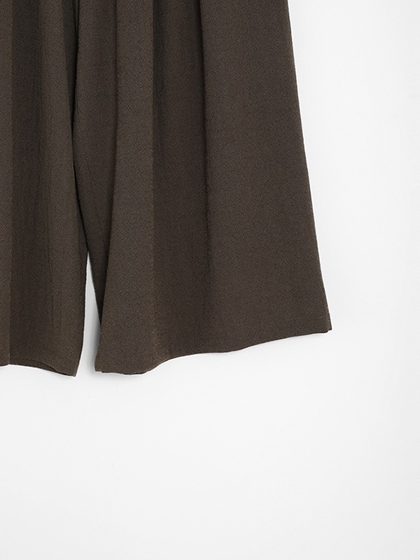 wool culotte pants