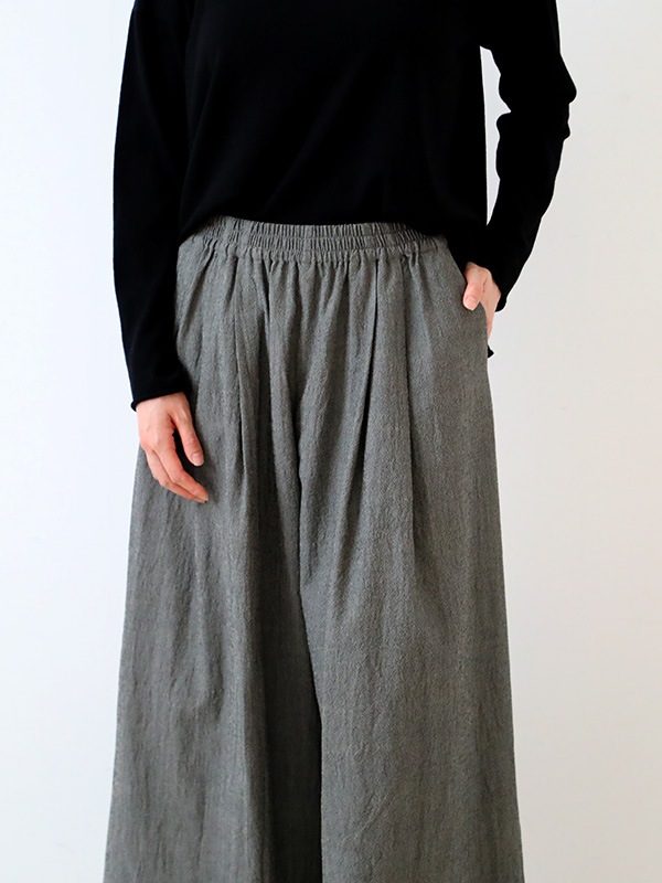 wool culotte pants