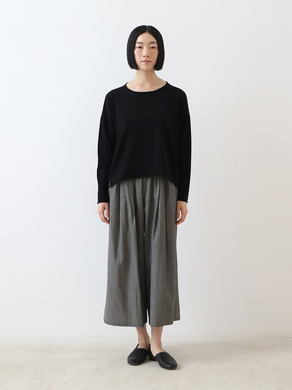 wool culotte pants