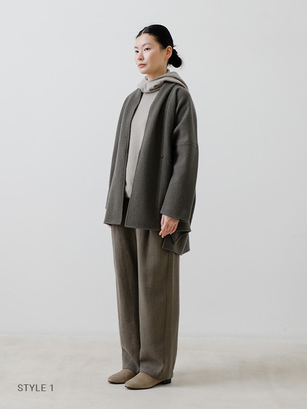 Navy.72さま専用です！evam eva press wool robe evam eva｜press wool robe｜ladies',outer