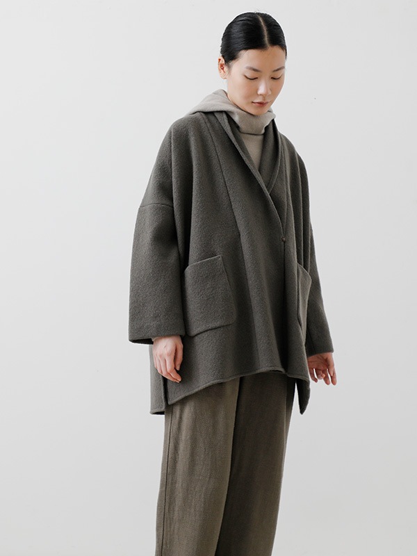 Navy.72さま専用です！evam eva press wool robe evam eva｜press wool robe｜ladies',outer
