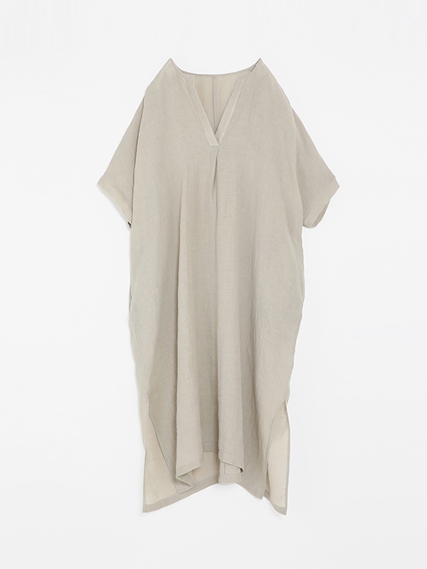 evam eva｜linen poncho ｜ladies',one-piece