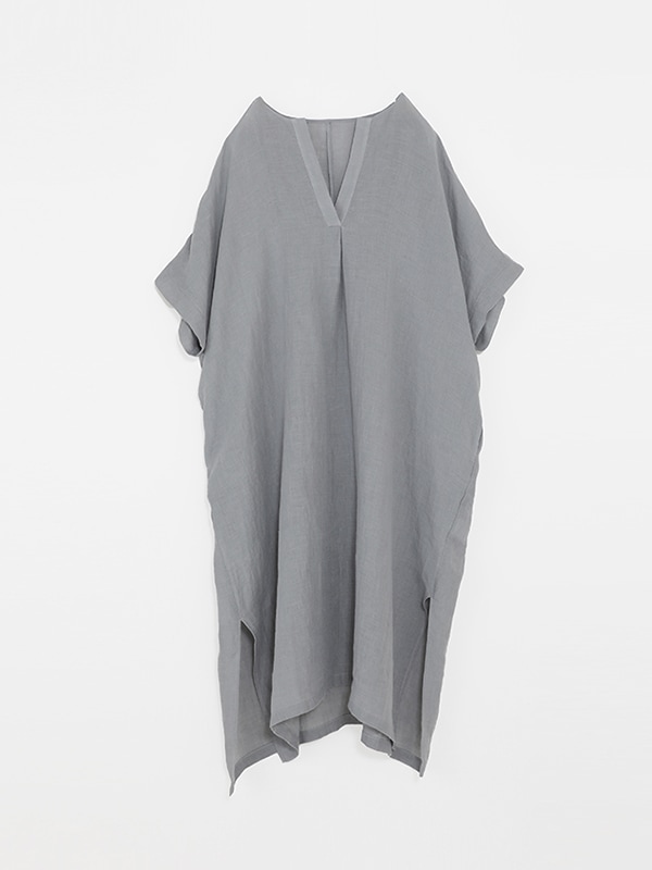evam eva｜linen poncho ｜ladies',one-piece