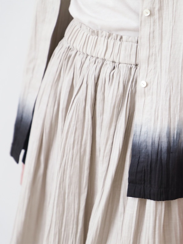 evam eva｜linen gradation skirt｜ladies',bottoms