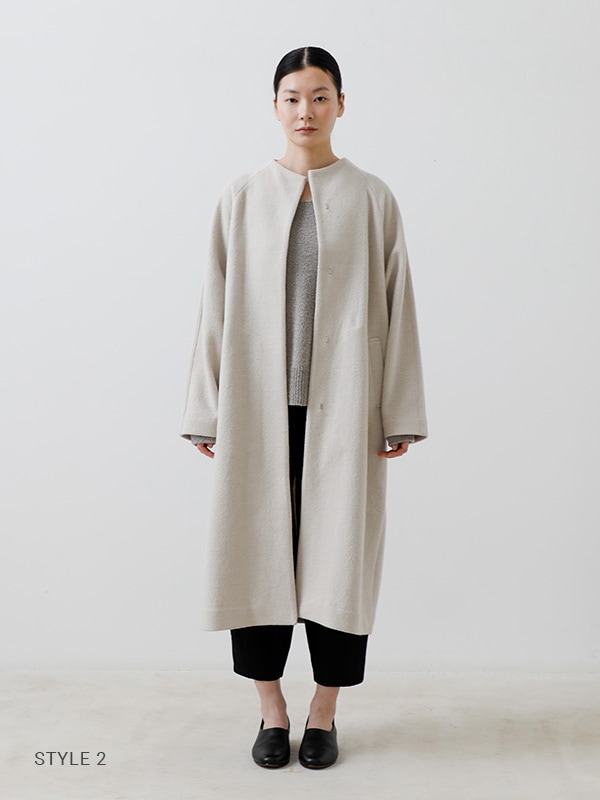 evam eva｜press wool raglan coat｜ladies',outer