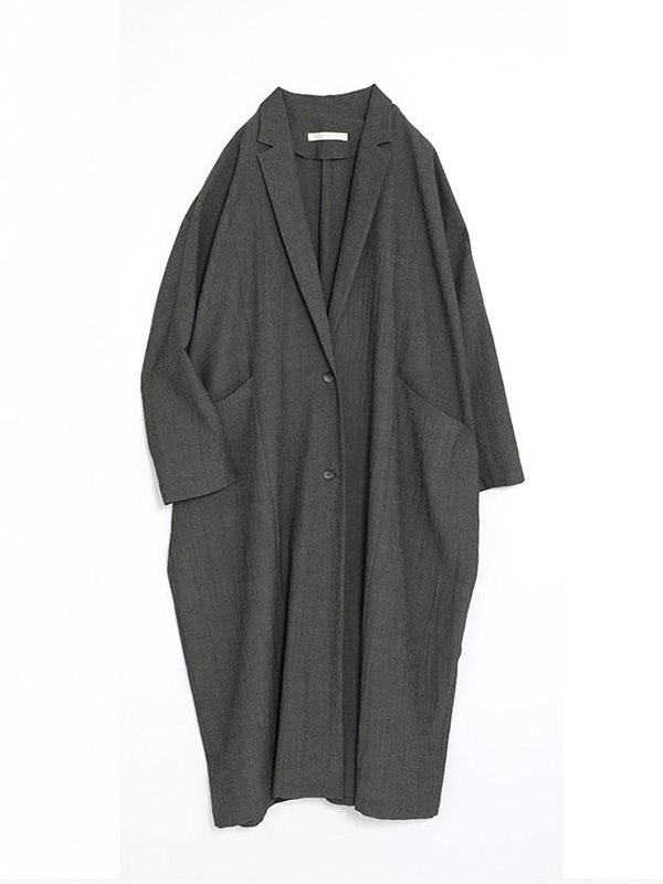 wool long jacket