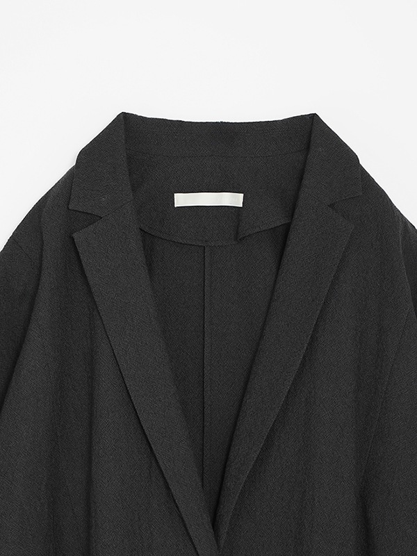 wool long jacket
