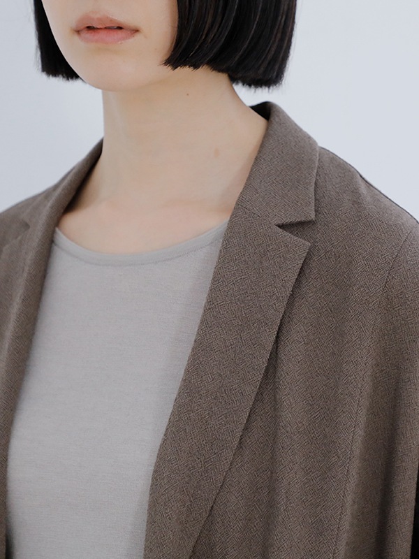 wool long jacket