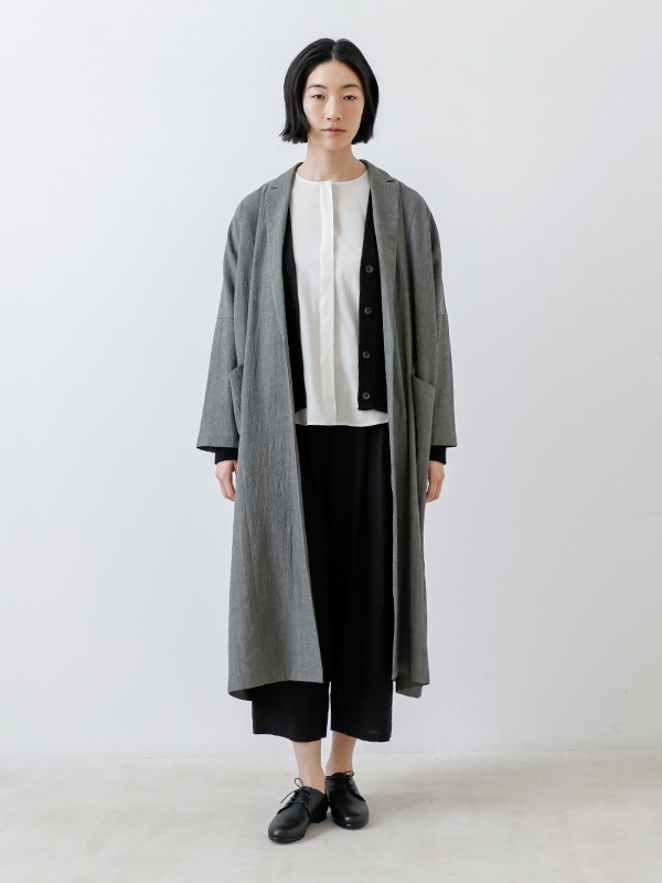 wool long jacket