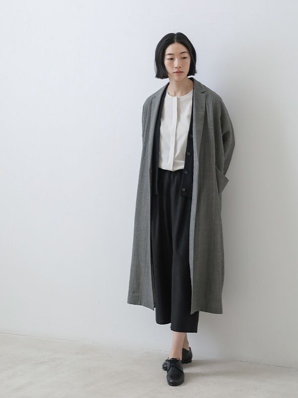 wool long jacket