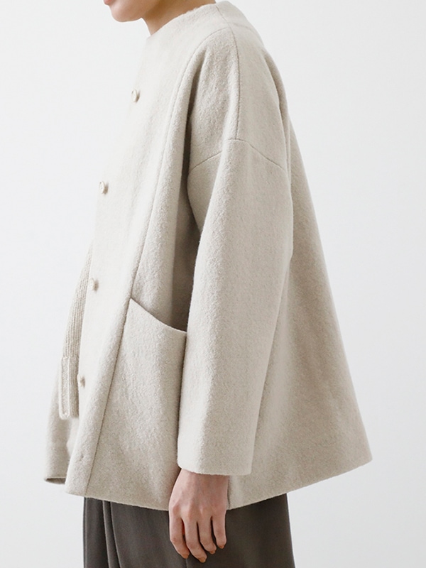evam eva｜press wool short coat｜ladies',outer