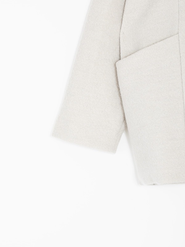 ジャケット・アウター evam eva press wool coat ivory 2 evam eva press wool coat col:05 ivory - COTYLE (コチレ)