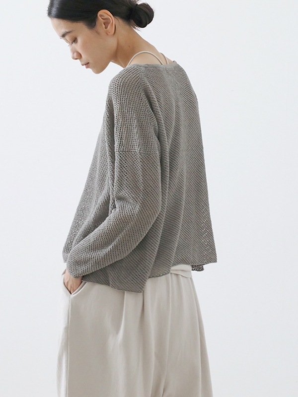 dry silk pullover 
