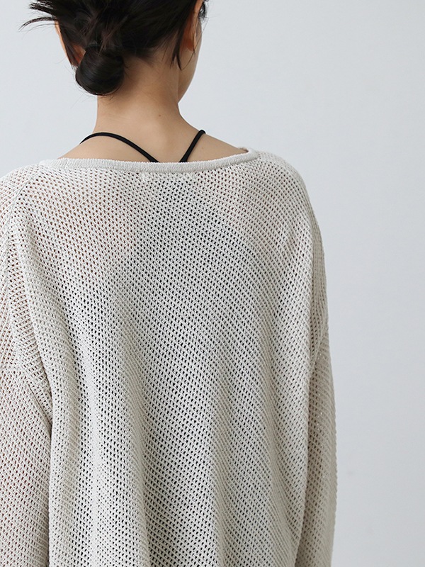 dry silk pullover 