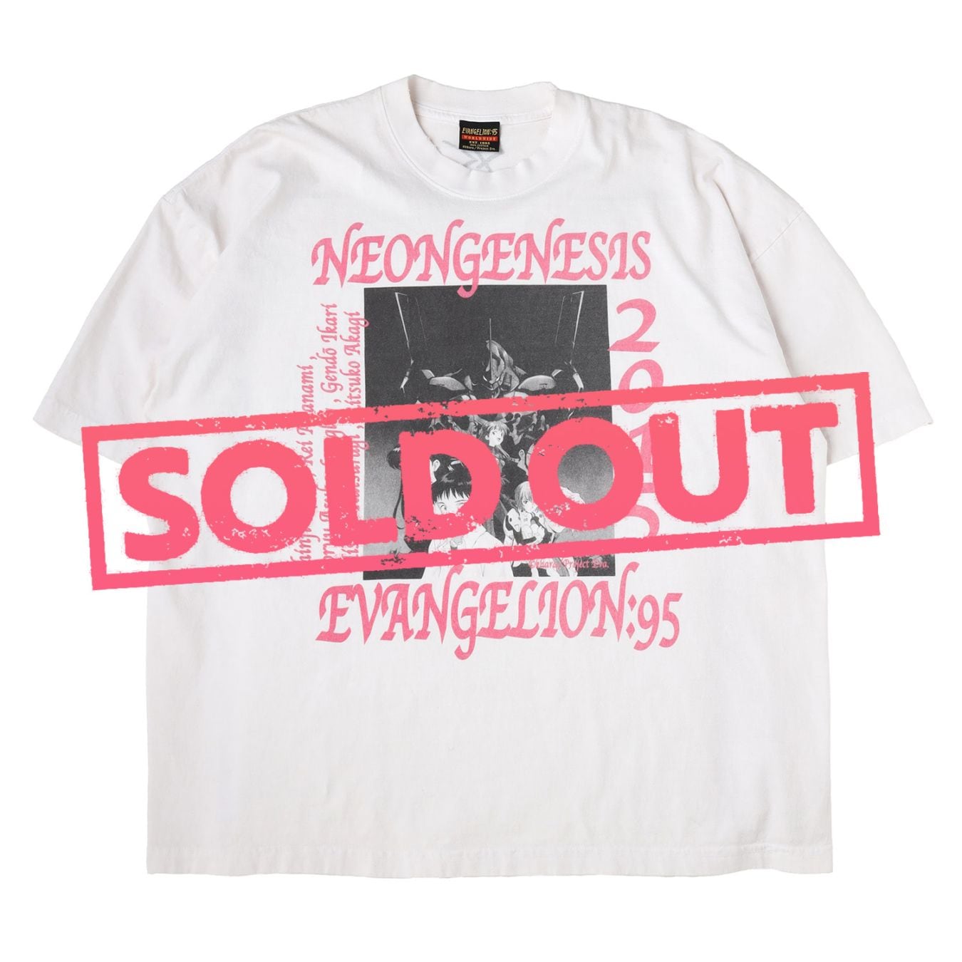 EVANGELION:95 0002 T-Shirt ホワイト/L 新品未開封 EVANGELION:95 0002 T-Shirt ホワイト/L 新品未開封 - メルカリ