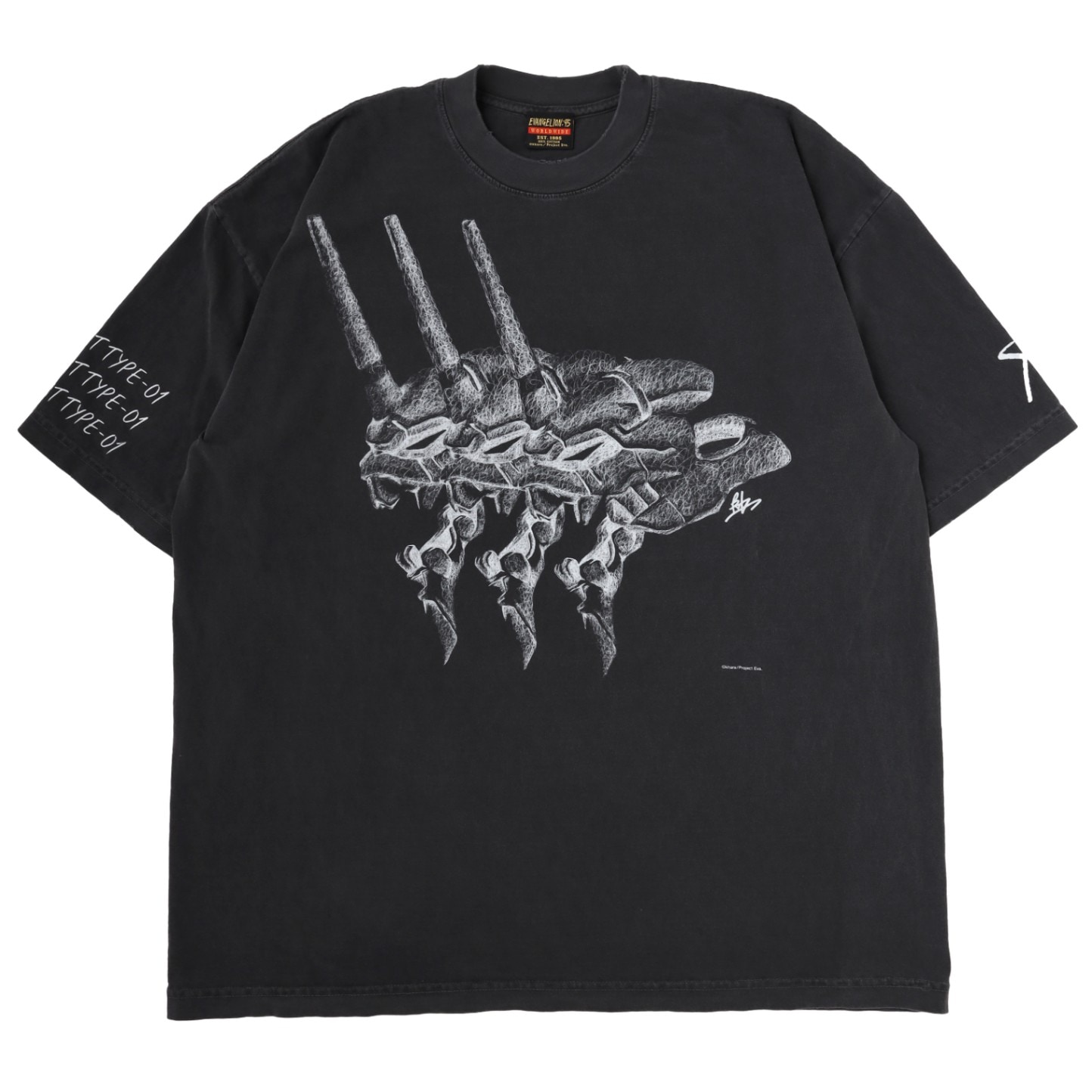 EVANGELION:95 ダメージスウェット L ブラック 0050 Cutsew（BLACK） | T-SHIRT / CUTSEW | EVANGELION:95