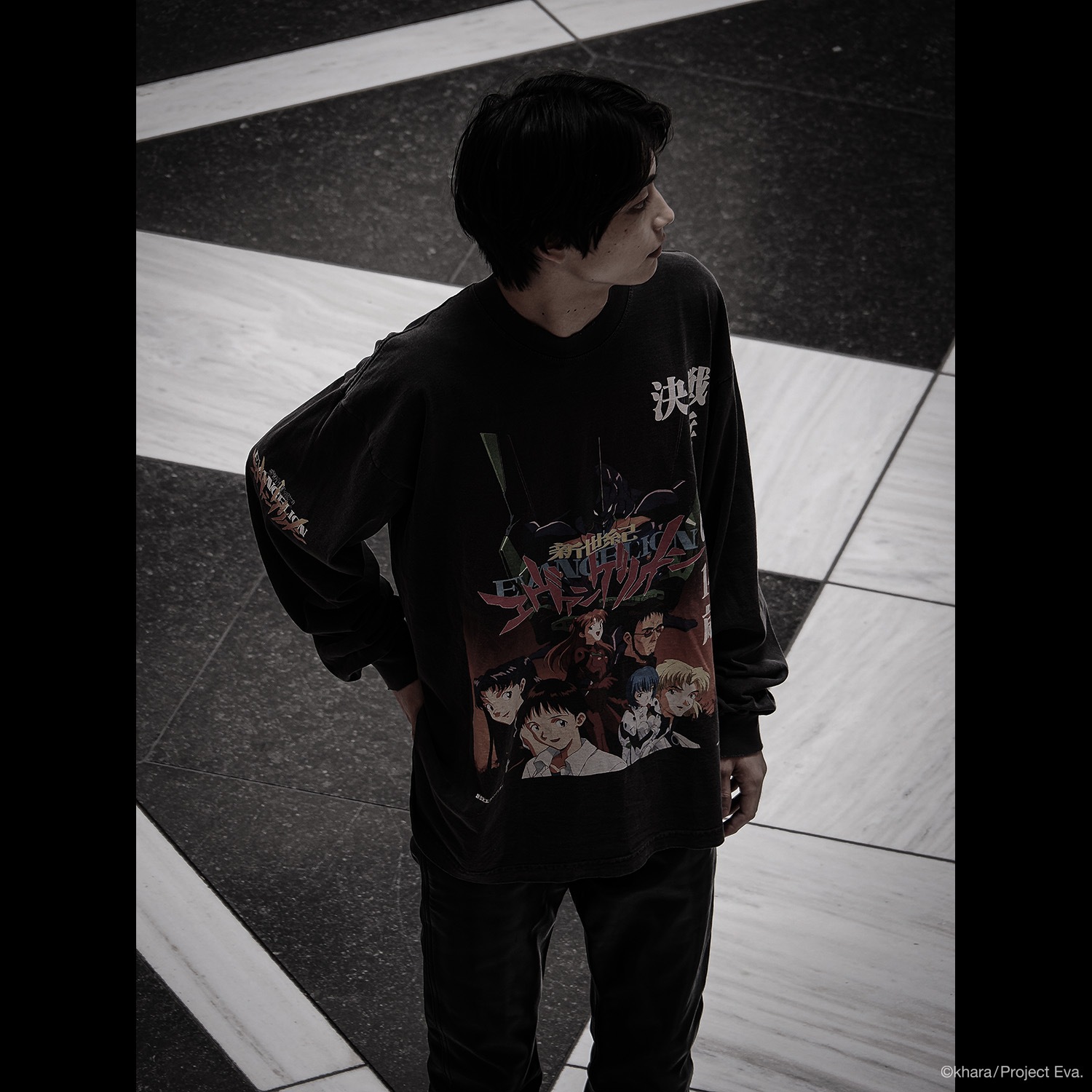 0112 Cutsew（BLACK） | T-SHIRT / CUTSEW | EVANGELION:95 Online Store