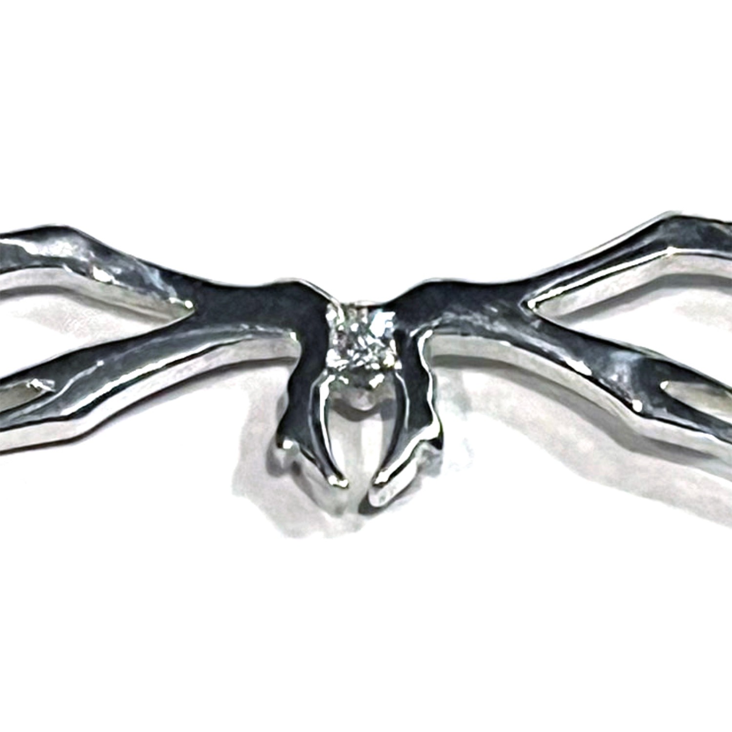 0028 Neckless（SILVER with diamonds）