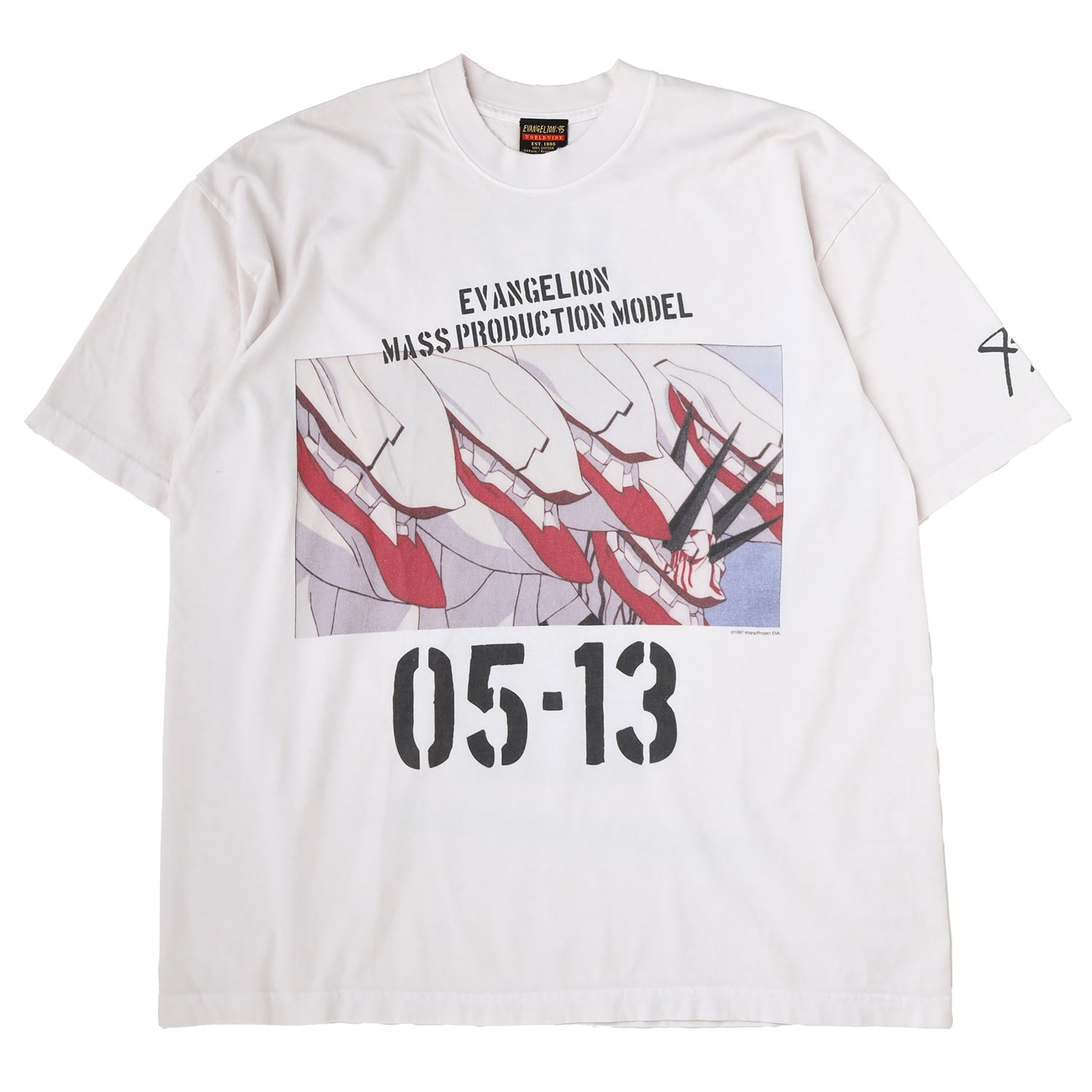 0045 T-Shirt（WHITE） | T-SHIRT / CUTSEW | EVANGELION:95