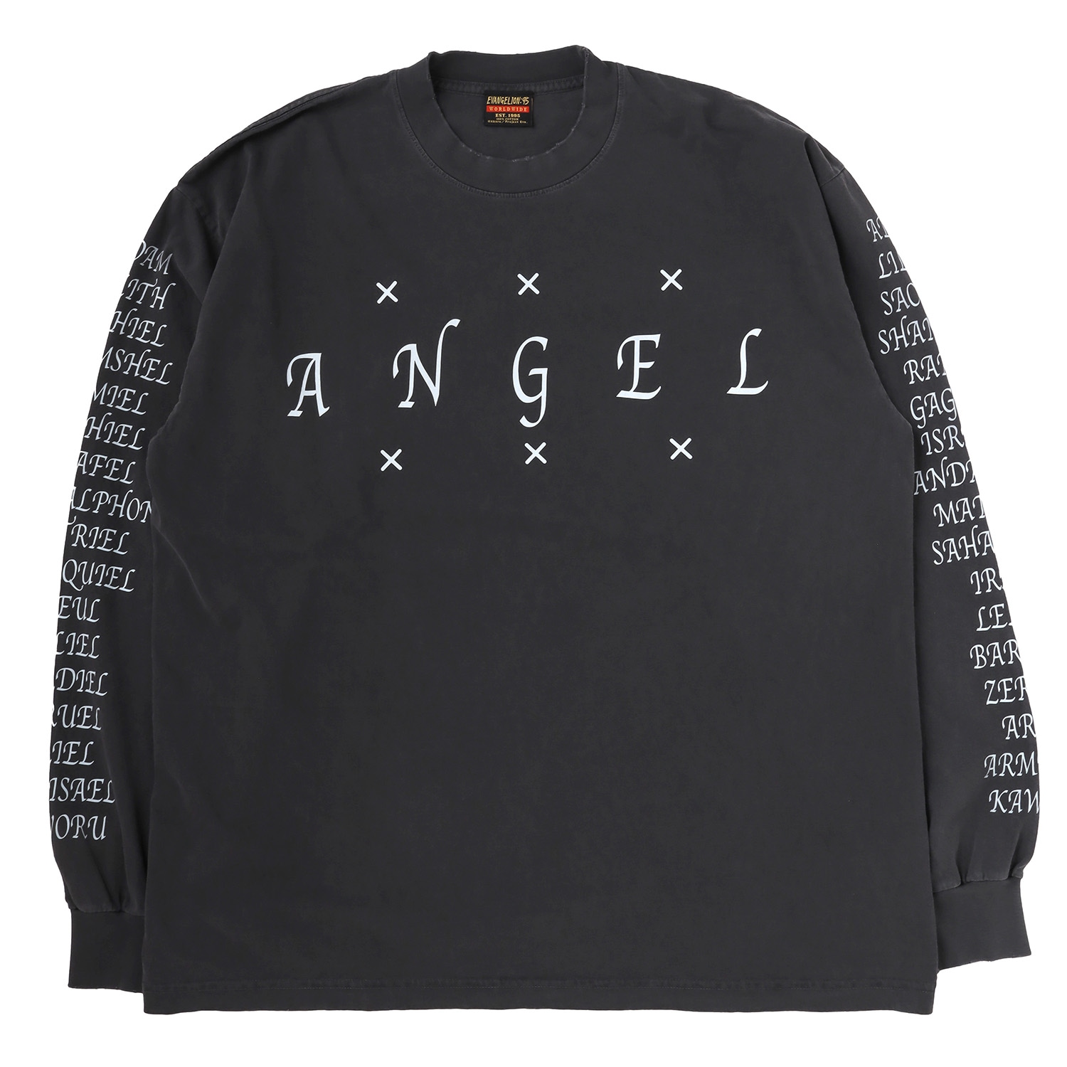 EVANGELION:95 ダメージスウェット L ブラック 0050 Cutsew（BLACK） | T-SHIRT / CUTSEW | EVANGELION:95