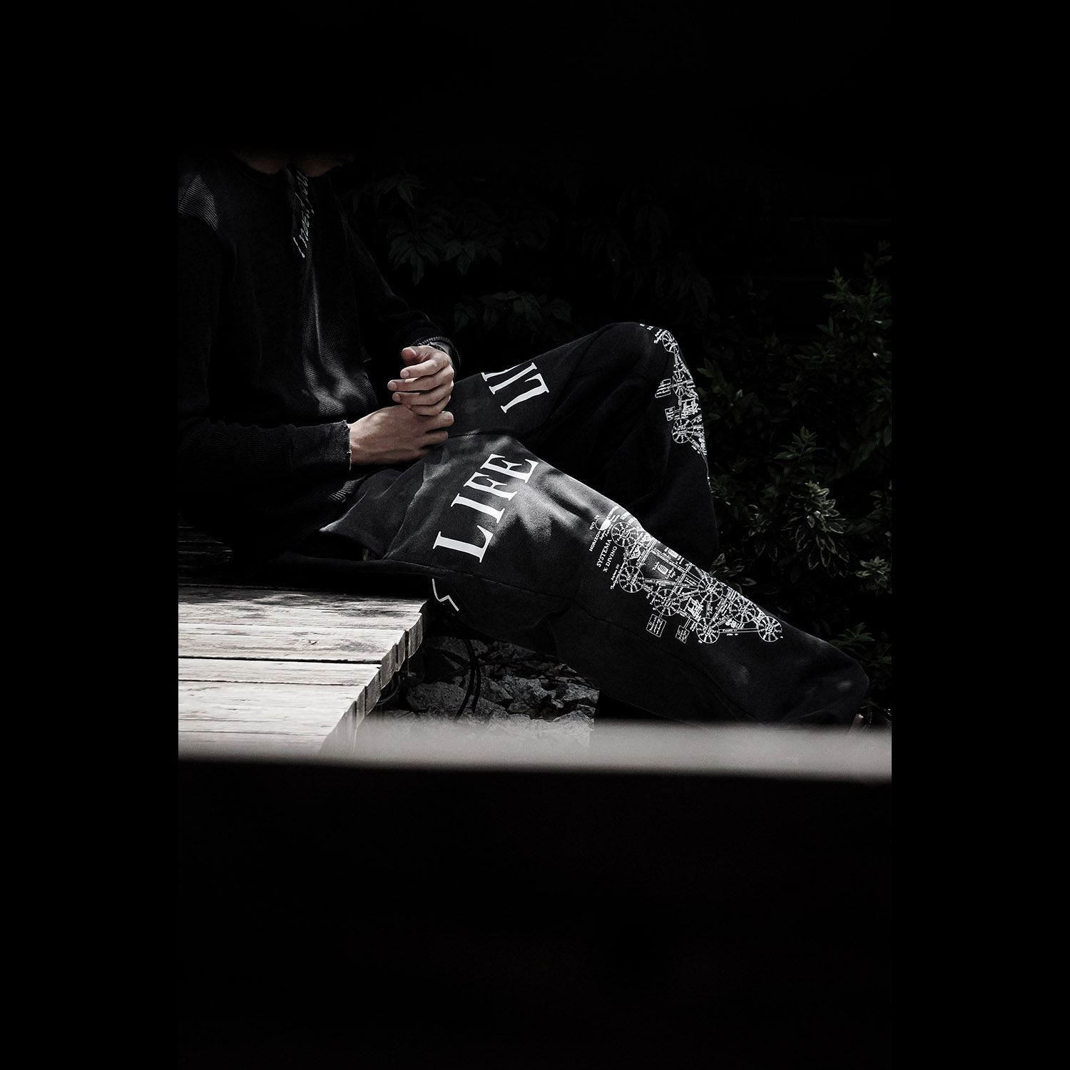 0057 Sweat Pants （BLACK）