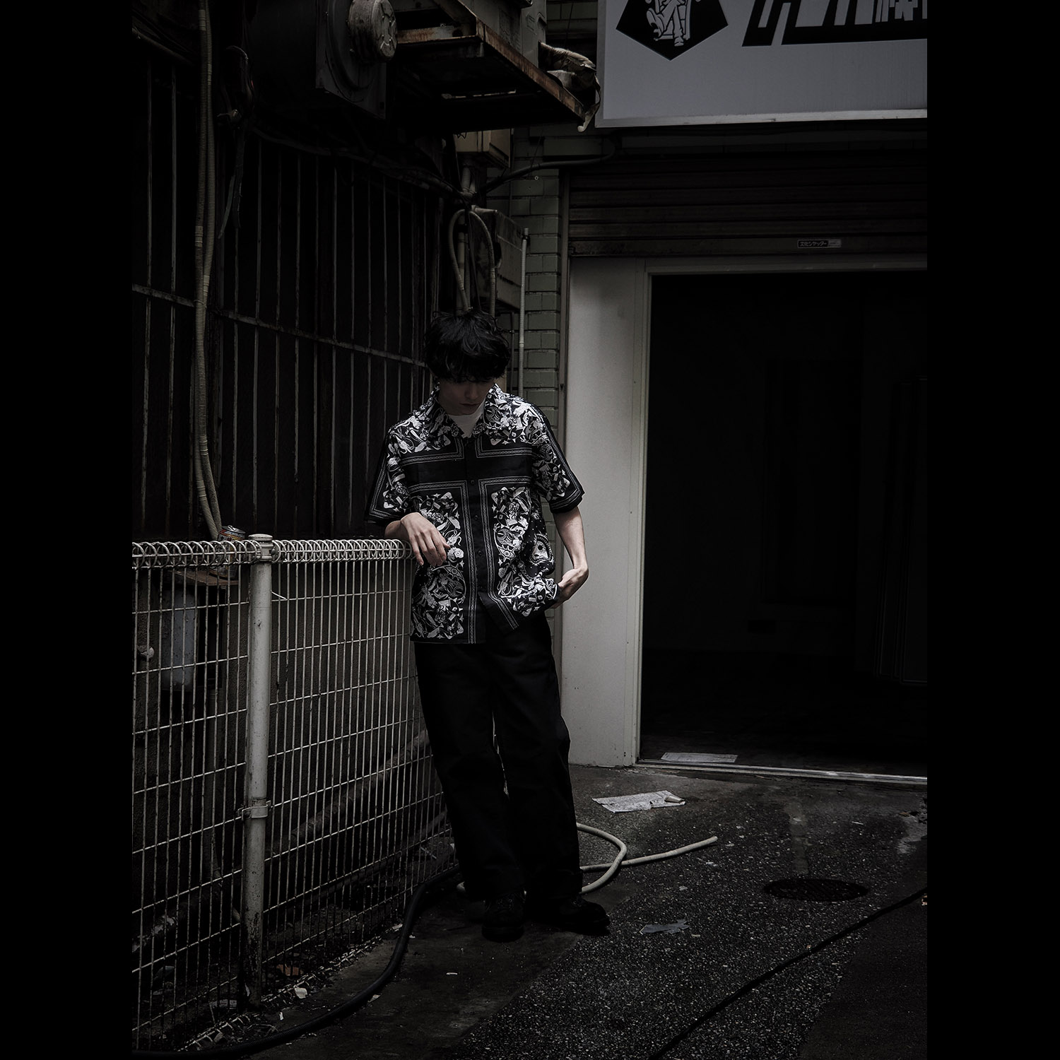 0082 S/S Shirt（BLACK）