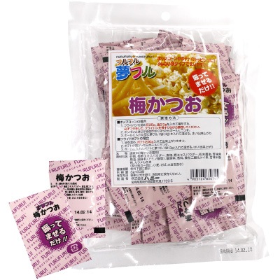 夢フルパウダー（3g×50袋）梅かつお味 | 2.模擬店グッズ,ポップコーン